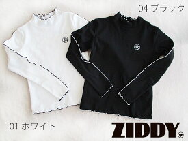 SALE! 50％OFF!! 2023秋冬　ZIDDY ジディ　テレコメロウTシャツ：150cm・Free：1235-57003