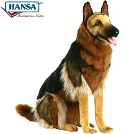 HANSA 3791 ジャーマン・シェパード100 全長：100cm SHEPHERD BH3791 ぬいぐるみ ハンサ クリスマス 誕生日 プレゼント 動物 犬 猫 鳥 うさぎ ペンギン アニマル 置物 人形 フィギュア KOESEN ケーセン 大きい マスコット 実物大 大型