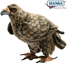 HANSA 4487 イヌワシ50 全長：50cm GOLDEN EAGLE BH4487 ぬいぐるみ ハンサ クリスマス 誕生日 プレゼント 動物 犬 猫 鳥 うさぎ ペンギン アニマル 置物 人形 フィギュア KOESEN ケーセン 大きい マスコット 実物大 大型