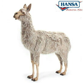 HANSA 4790 アルパカ170 全長：170cm ALPACA STANDING BH4790 ぬいぐるみ ハンサ クリスマス 誕生日 プレゼント 動物 犬 猫 鳥 うさぎ ペンギン アニマル 置物 人形 フィギュア KOESEN ケーセン 大きい マスコット 実物大 大型