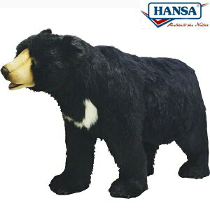 HANSA 4976 cLmO}135 SF135cm BEAR BLACK BH4976 ʂ nT ֌F NX}X a v[g   L   yM Aj} u l` tBMA KOESEN P[Z 傫
