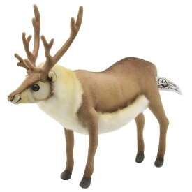 HANSA 7796 トナカイ 23cm NORDIC REINDEER BH7796 ぬいぐるみ ハンサ クリスマス 誕生日 プレゼント 動物 犬 猫 鳥 うさぎ ペンギン アニマル 置物 人形 フィギュア KOESEN ケーセン 大きい マスコット 実物大 大型