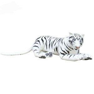 HANSA ホワイトタイガー145 L145(cm) 5920 ぬいぐるみ ハンサ 虎 クリスマス 誕生日 プレゼント 動物 犬 猫 鳥 うさぎ ペンギン アニマル 置物 人形 フィギュア KOESEN ケーセン 大きい マスコット 実