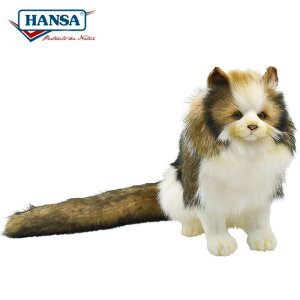 HANSA8154 ノルウェージャンフォレストキャット 35cm NORWEGIAN FOREST CAT BH8154 ネコ ねこ ぬいぐるみ ハンサ クリスマス 誕生日 プレゼント 動物 犬 猫 鳥 うさぎ ペンギン アニマル 置物 人形 フィギ