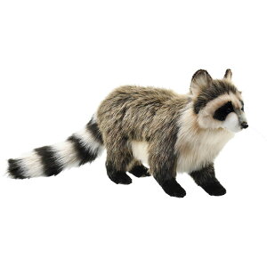 HANSA 5238 アライグマ38 全長:38cm RACCOON STANDING BH5238 ぬいぐるみ ハンサ クリスマス 誕生日 プレゼント 動物 犬 猫 鳥 うさぎ ペンギン アニマル 置物 人形 フィギュア KOESEN ケーセン 大きい マス