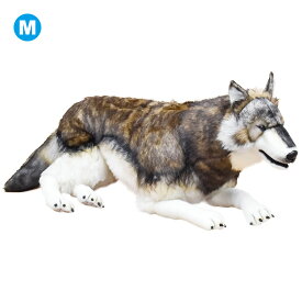 HANSA 森林オオカミ100 L100(cm) 5510 ぬいぐるみ ハンサ クリスマス 誕生日 プレゼント 動物 犬 猫 鳥 うさぎ ペンギン アニマル 置物 人形 フィギュア KOESEN ケーセン 大きい マスコット 実物大 大型