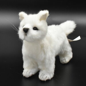 HANSA 6831 ホッキョクギツネ(コ)20 全長:20cm SNOW FOX BH6831 ぬいぐるみ ハンサ 北極ギツネ 北極狐 クリスマス 誕生日 プレゼント 動物 犬 猫 鳥 うさぎ ペンギン アニマル 置物 人形 フィギュア KOES