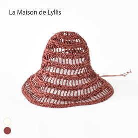 【SALE 30％OFF】La Maison de Lyllis(ラメゾンドリリス)/TULIP チューリップハット【返品交換不可】