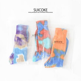 SUICOKE(スイコック)/Tie Dye Sox タイダイソックス【メール便2点まで可能】