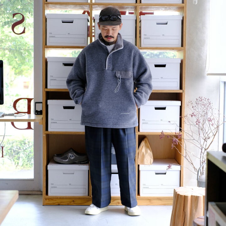 楽天市場】【SALE 30％OFF】and wander(アンドワンダー)/wool fleece 
