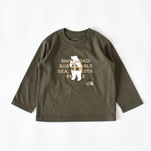 【SALE 20%OFF】THE NORTH FACE(ザ・ノース・フェイス)/B L/S Shiretoko Toko Tee ロングスリーブシレトコトコティー(ベビー)【返品交換不可】/NTB82332ST