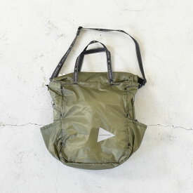 and wander（アンドワンダー）/sil tote bag シルトートバッグ