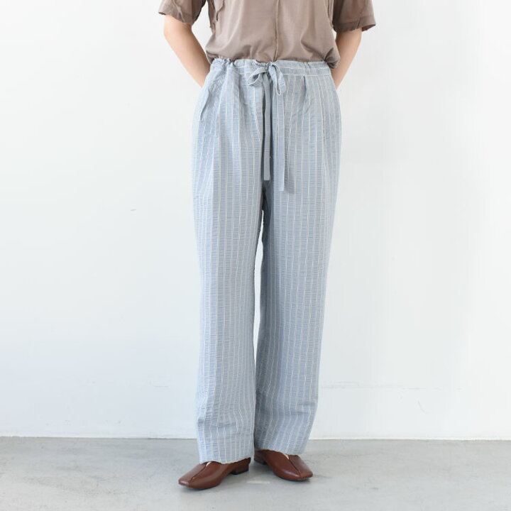 楽天市場】anuke（アンヌーク）/Sheer Stripe Pants シアーストライプ  