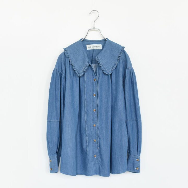 楽天市場】THE SHINZONE（シンゾーン）/DENIM BLOUSE デニムブラウス 