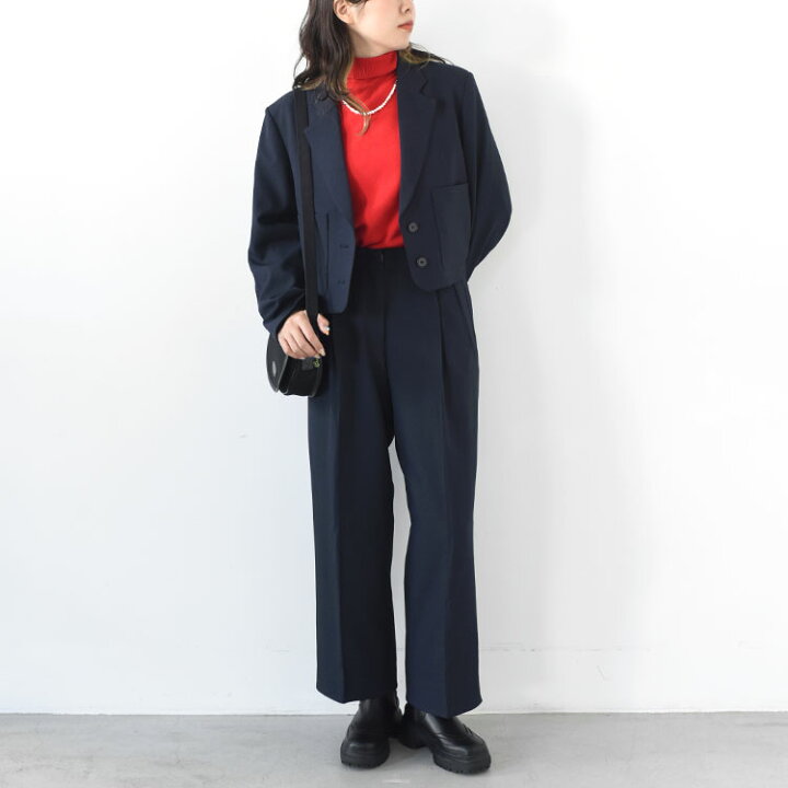 楽天市場】anuke（アンヌーク）/Heather Tuck Pants ヘザータック  