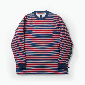 DAIWA PIER39（ダイワ ピア39）/TECH DRAWSTRING MULTI BORDER L/S TEE テックドローストリングマルチボーダーロングスリーブT