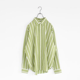 【SALE 40％OFF】THE SHINZONE（シンゾーン）/STRIPE DADDY SHIRT ストライプダディーシャツ【返品交換不可】/24SMSBL04