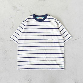 L.L.Bean（エルエルビーン）/Men's Union Short-Sleeve Striped T-Shirt メンズ ユニオン・ショートスリーブ・ストライプ・Tシャツ【2024春夏】