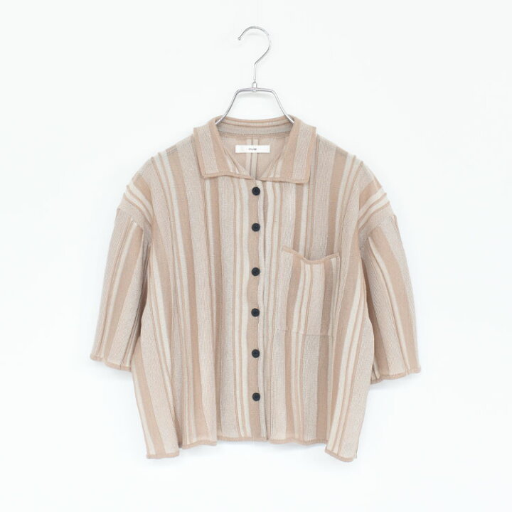 楽天市場】【SALE 30％OFF】anuke（アンヌーク）/Stripe Knit Shirts 