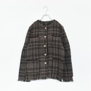 �ySALE 20��OFF�zJOHN BRANIGAN�i�W�����u���j�K���j/4POCKET KNIT FRINGE JACKET 4�|�P�b�g �j�b�g�t�����W�W���P�b�g /4PF�y�ԕi�����s�z