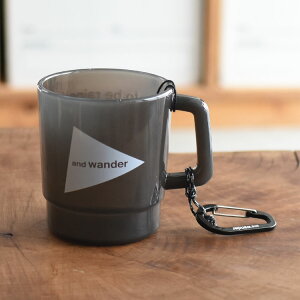 and wander�i�A���h�����_�[�j/and wander logo PP mug ���S�}�O�y2026�t�āz