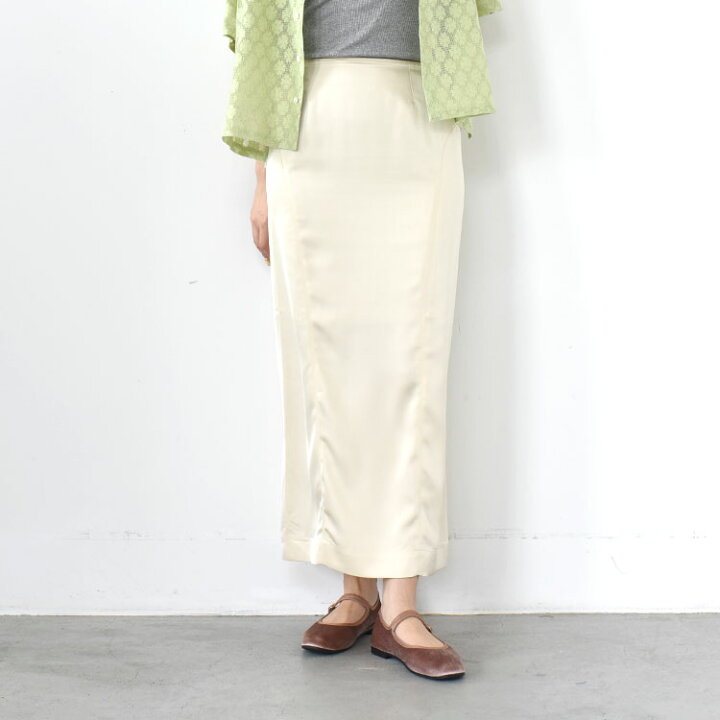 楽天市場】anuke（アンヌーク）/Satin Pencil Skirt サテン ペンシル  