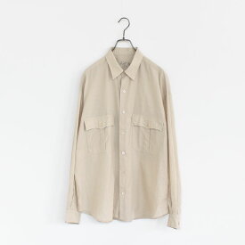 PORTER CLASSIC（ポータークラシック）/ROLL UP CHAMBRAY SHIRT ロールアップシャンブレーシャツ【2025春夏】/PC-016-3361