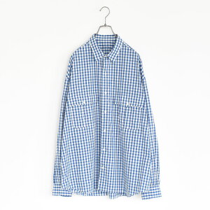 PORTER CLASSIC�i�|�[�^�[�N���V�b�N�j/ROLL UP GINGHAM CHECK SHIRT ���[���A�b�v�M���K���`�F�b�N�V���c�y2025�V���i�z/PC-016-3355