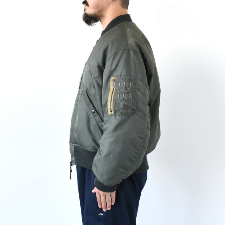 楽天市場】marka（マーカ）/Nylon Twill MA-1 ナイロンツイル MA-1 