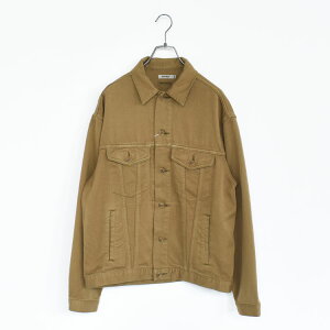 �ySALE 20��OFF�zAUTHEN JAPAN�i�I�[�Z�� �W���p���j/SILKNIZED CHINO TRUCKER JACKET (men) �V���N�i�C�Y�h �`�m �g���b�J�[�W���P�b�g/AUT-095SN-026�y�ԕi�����s�z