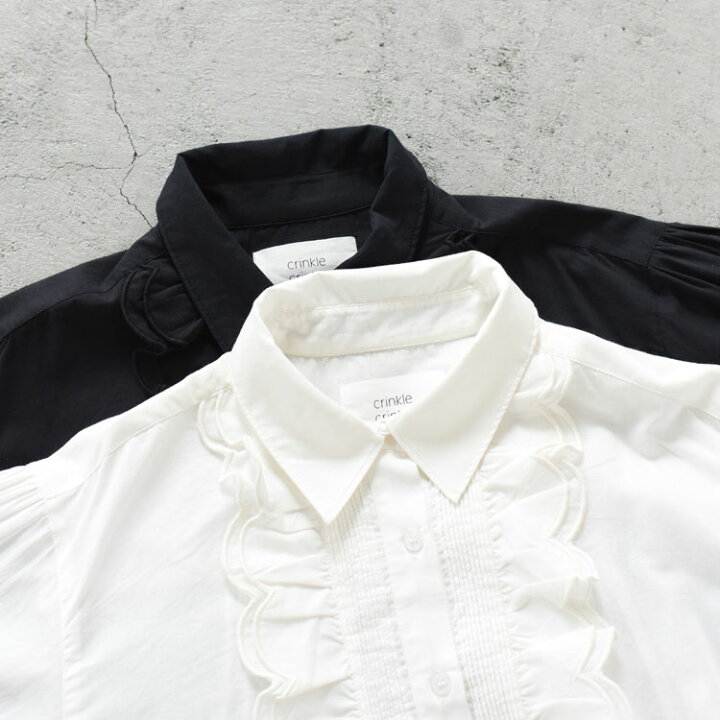 美品 crinkle crinkle crinkle チェック フリルブラウス 楽天市場 