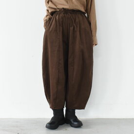【SALE 20％OFF】MidiUmi（ミディウミ）/corduroy cocoon pants コーデュロイ コクーンパンツ/4-76974554【返品交換不可】