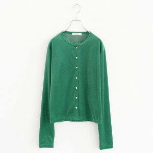 THE SHINZONE�i�V���]�[���j/VELOUR CARDIGAN �x���A�J�[�f�B�K��/26AMSCU05�y2026�H�~�z