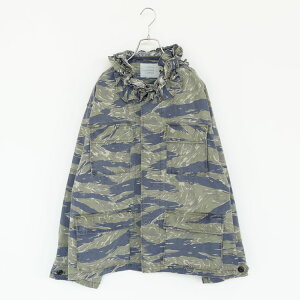 Crinkle Crinkle Crinkle�i�N�����N���N�����N���N�����N���j/frill collar camo jacket �t�����J���[ �J�� �W���P�b�g/CC-5004�y2026�H�~�z