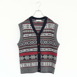 THE SHINZONE�i�V���]�[���j/FAIR ISLE KNIT VEST �t�F�A�A�C���j�b�g�x�X�g/26AMSNI08�y2026�H�~�z