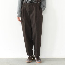 【SALE 20％OFF】mizuiro ind（ミズイロインド）/center press wide pants センタープレスワイドパンツ/4-260061【返品交換不可】
