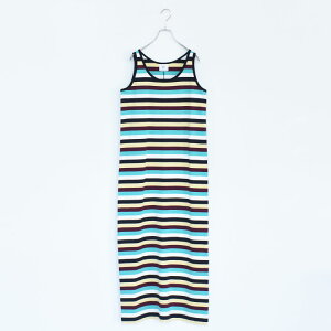 THE SHINZONE�i�V���]�[���j/MULTI STRIPED JERSEY DRESS �}���`�X�g���C�v �W���[�W�[�h���X/26SMSOP03�y2026�t�āz