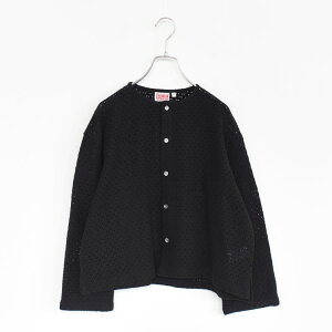 �ySALE 10��OFF�zINDIA INDUSTRY�i�C���f�B�A �C���_�X�g���[�j/Lattice lace shirt cardigan �V���c�J�[�f�B�K��/ND-B0377�y2026�V���i�z�y�ԕi�����s�z