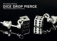 ダイスドロップピアスシルバーアクセサリー