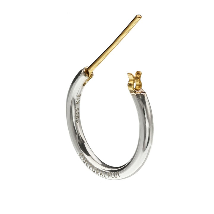 楽天市場 2 5限定p10倍 割引クーポン Flui フルイ ピアス メンズ ブランド ゴールド ポスト フープピアス リングピアス シンプル 輪っか シルバー925 アクセサリー Cultural Flui カルトラルフルイ シルバーピアス 片耳用 1個売り シルバーアクセサリーbinich