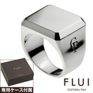 FLUI(フルイ) リング メンズ 指輪 ブランド ソリッドピンキーリング 印台 シンプル シルバー925 アクセサ…
