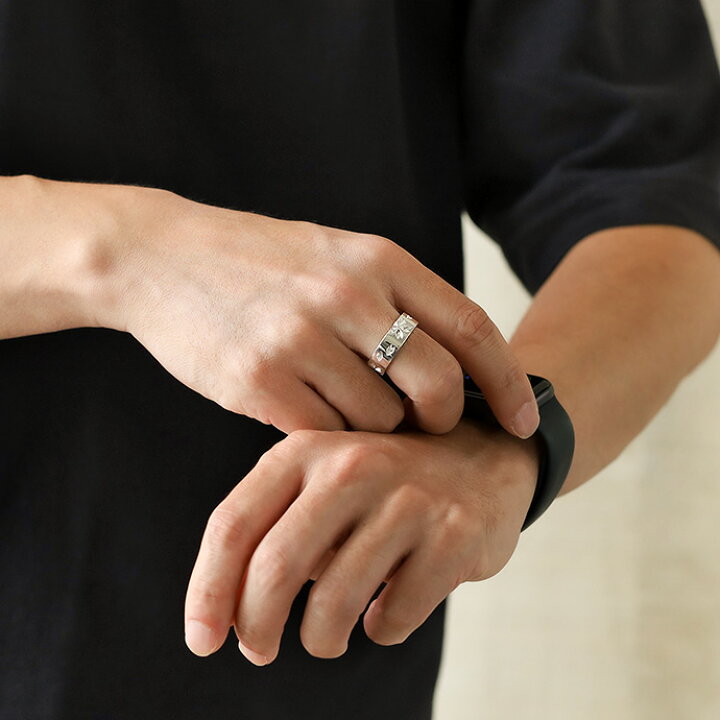 楽天市場】FLUI(フルイ) リング メンズ 指輪 ブランド エッジ サクラ  