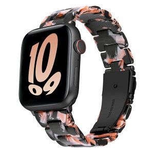 コンパチブル Apple Watch バンド 38mm 40mm 41mm 42mm 44mm 45mm 46mm 49mm 樹脂 ベルト アップルウォッチ対応 交換 ストラップ コンパチブル iWatchシリーズ11/10/9/8/7/6/5/4/3/2/1/SE3 2 1/Ultra 3 2 1 レディース メン