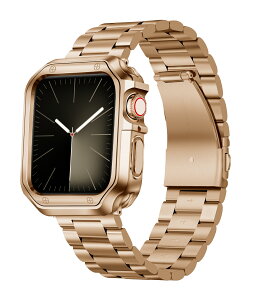 �y���[�zApple Watch�Ή� �o���h �X�e�����X ���� �x���g TPU�P�[�X�t�� 38mm/40mm/41mm/45mm/44mm 42mm 46mm(Series 11/10) 49mm(Ultra3/Ultra2/Ultra) �R���p�`�u�� �A�b�v���E�H�b�` �o���h �`�F�[�� �����Y ���f�B�[