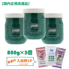 タラソドブルターニュ アルグマリンソルトN 850g×3個 入浴剤1P付【国内正規品】入浴剤 タラソ 痩身 ソルト 塩