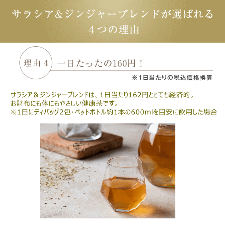 新品・未使用 ヴェーダヴィ サラシアジンジャーティー 2袋