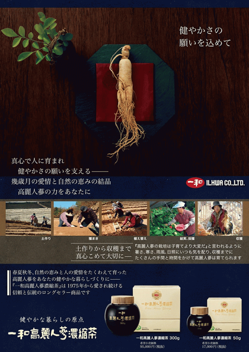 一和 高麗人参 6年根 300g 5個