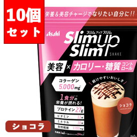 【送料無料】10個セットアサヒ スリムアップスリム ショコラ 360g×10個