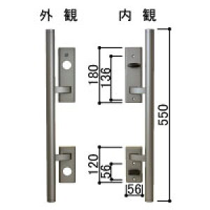 YKK ���փh�A �n���h�� �v�b�V���v���n���h�� MIWA PESP TE-08 ���O����d�l ������ HHJ-0629 ���փh�A �o�[�n���h�� ����