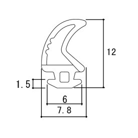 楽天市場 玄関ドア パッキンの通販